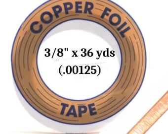 3/8" EDCO Copper Foil Tape (36 yds)