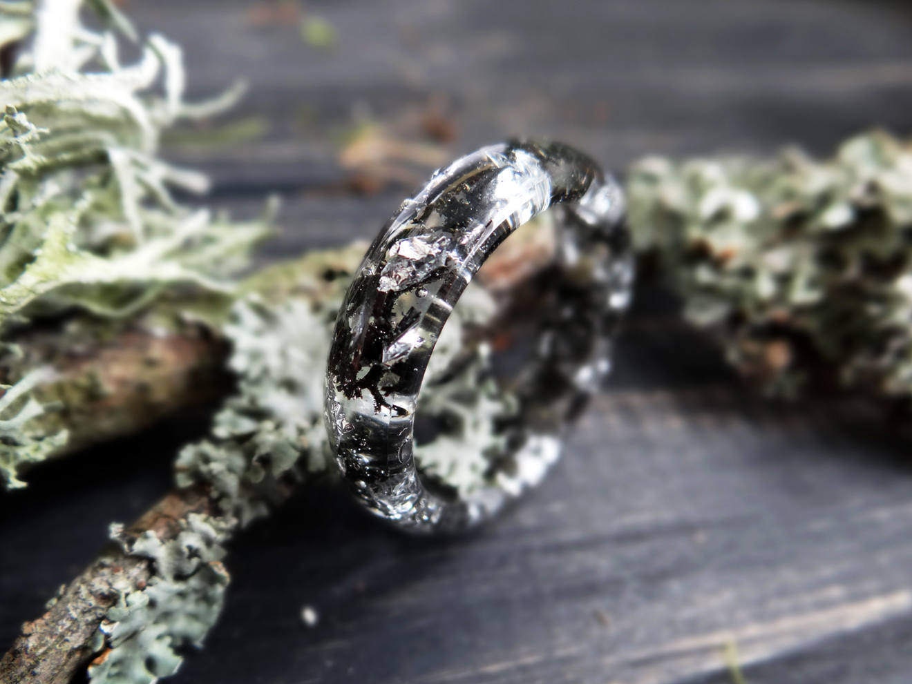 Nature ring Silver ring Engagement ring for men Stacking rings Etsy