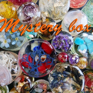 MYSTERY BOX Plugs and tunnels Resin plugs Gemstone gauges Floral gauge 6g 4g 2g 0g 00g 2&#39;&#39; for men for women Double flared plugs Grab bag