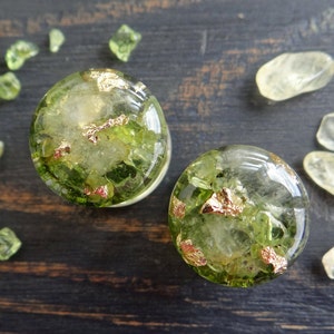 Peridot plugs Citrine plugs gauges 0g 00 plugs earrings August birthstone jewelry November birthstone gift for him Stone plugs Resin plugs