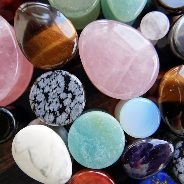 STONE plugs MYSTERY Box Grab bag Organic Stone ear gauges 00 4g plugs 2g plugs 0g gauges Surprise box for men for women Best friend gifts