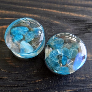 Apatite plugs 00g gauges Labradorite ear plugs and tunnels Blue Stone plugs Organic Resin plugs 0g gauges Mens gauges Nautical wedding plugs