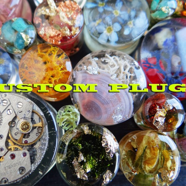 Custom Ear Gauges Etsy