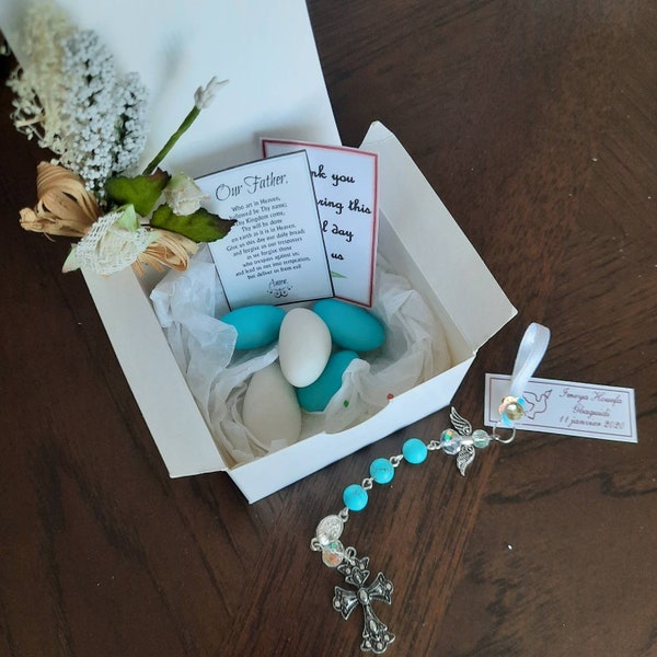 Mini Rosary Favor Baptism