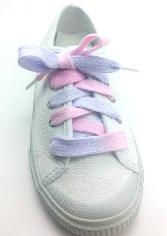 Light Pink and Light Purple Shoelaces 