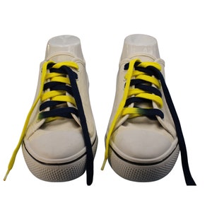 Navy Blue and Yellow Shoelaces Custom Made image 6