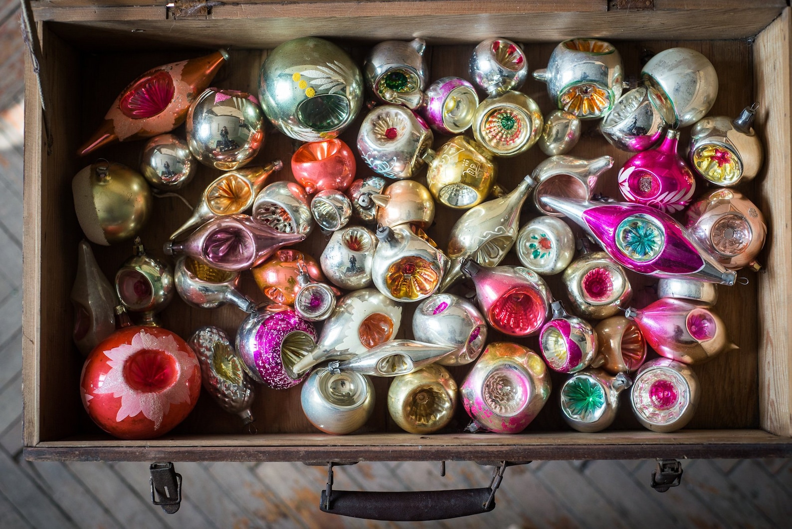Image of Vintage Handmade Christmas Ornaments