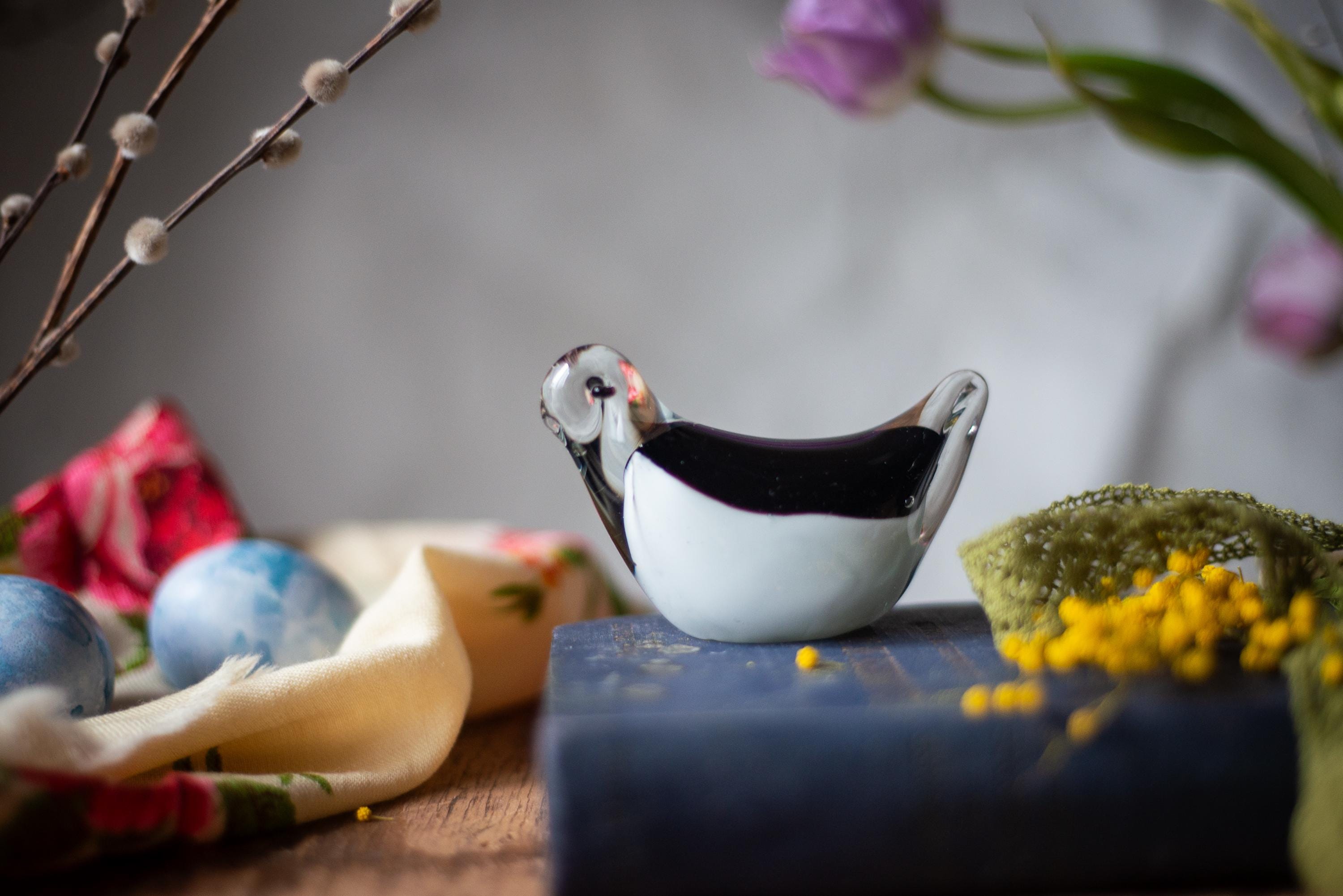 Finland glass bird - Etsy 日本