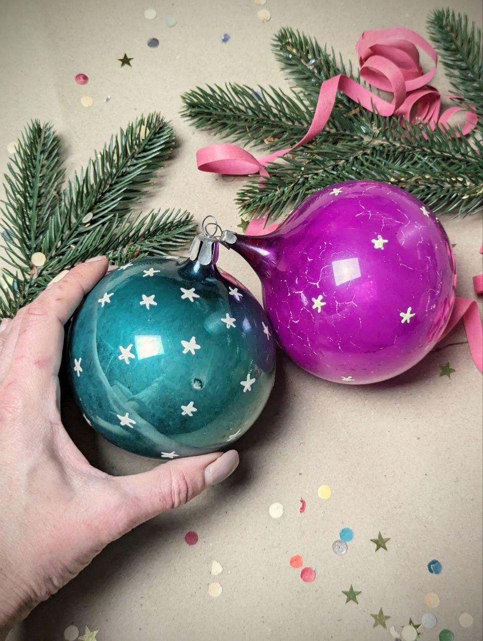 各種ガラス製クリスマスツリーボール飾り、各種クリスマス 各種ガラス製クリスマスツリーボール飾り、各種クリスマス