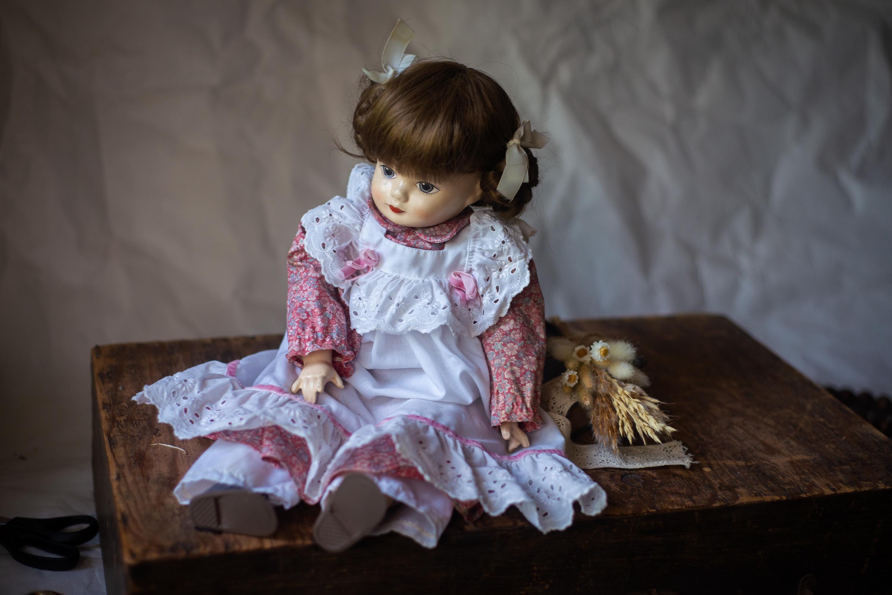1950s ビンテージドール 1950'S-1960's Vintage 22” HARD PLASTIC WALKING DOLL Vinyl