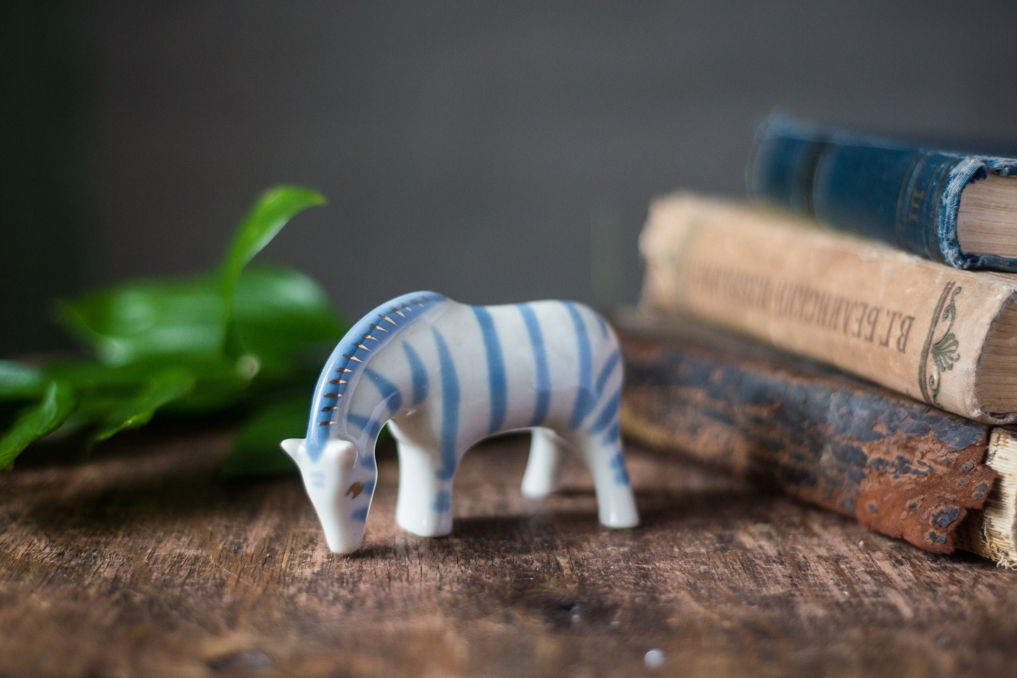Zebra Porcelain Figurine, Polonne, - Etsy Hong Kong
