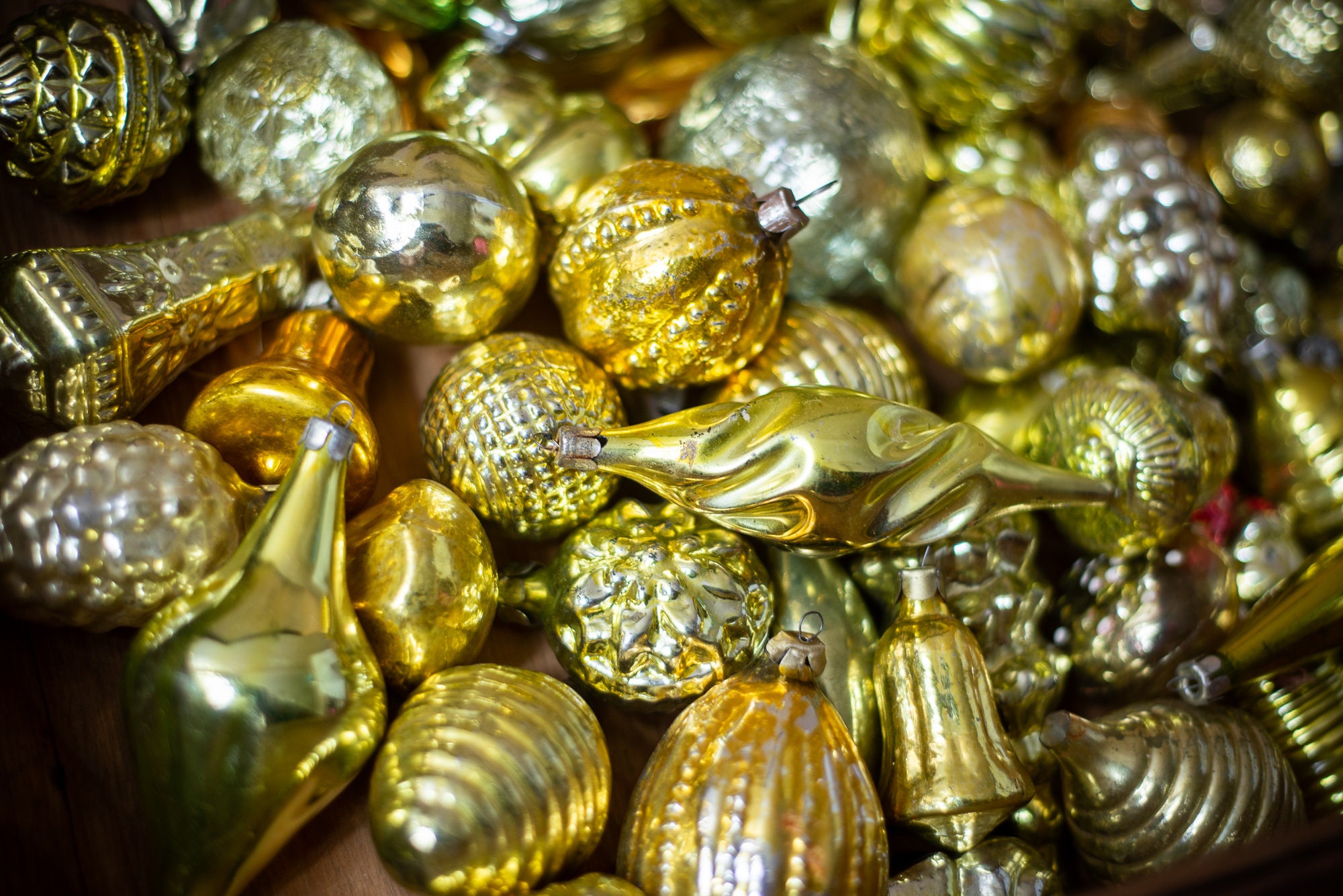 Christmas ornaments, vintage glass christmas ornaments, hand blown glass ornaments, Christmas balls