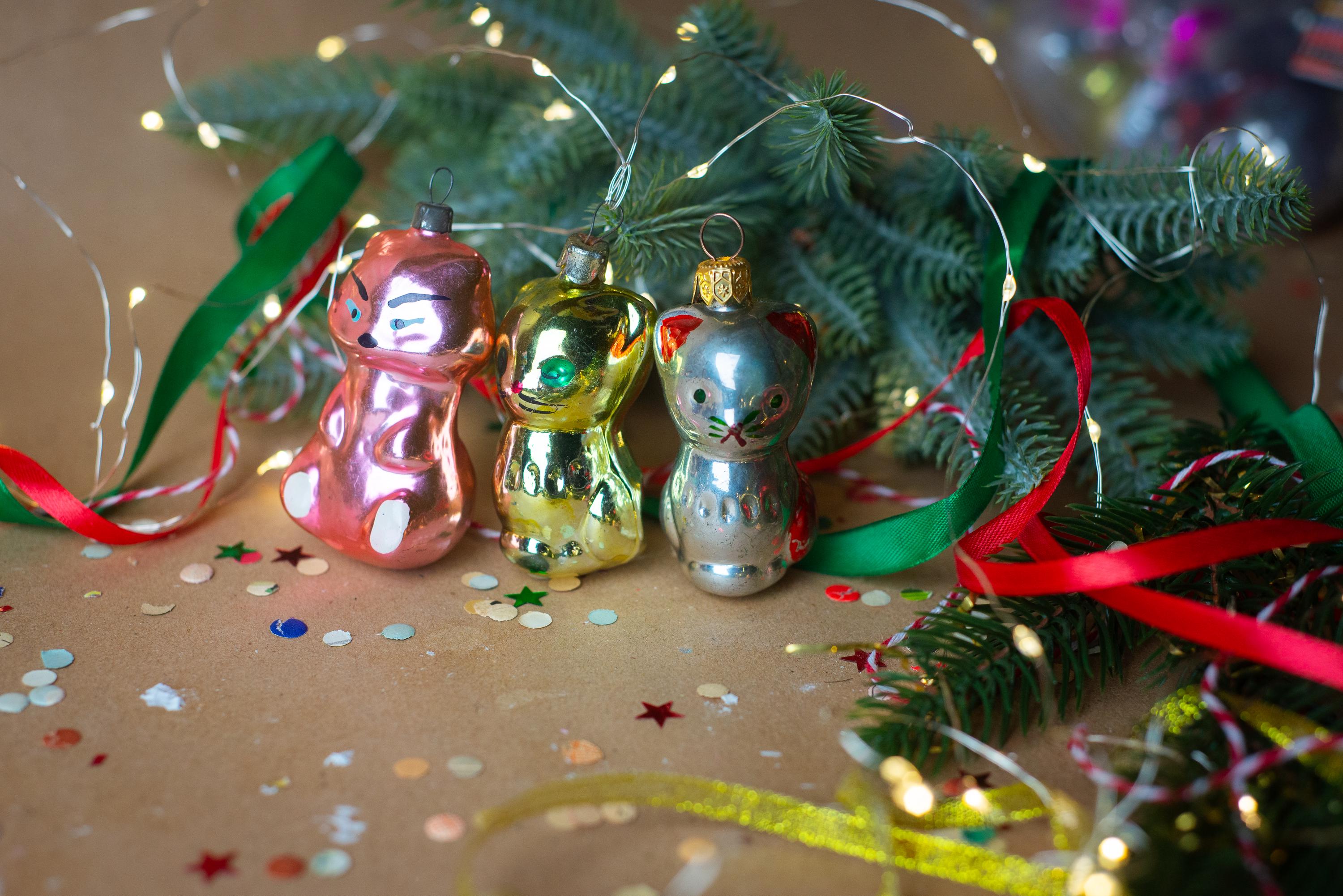 ロシア クリスマスオーナメント ガラス ミニ セット ビンテージ 【公式
