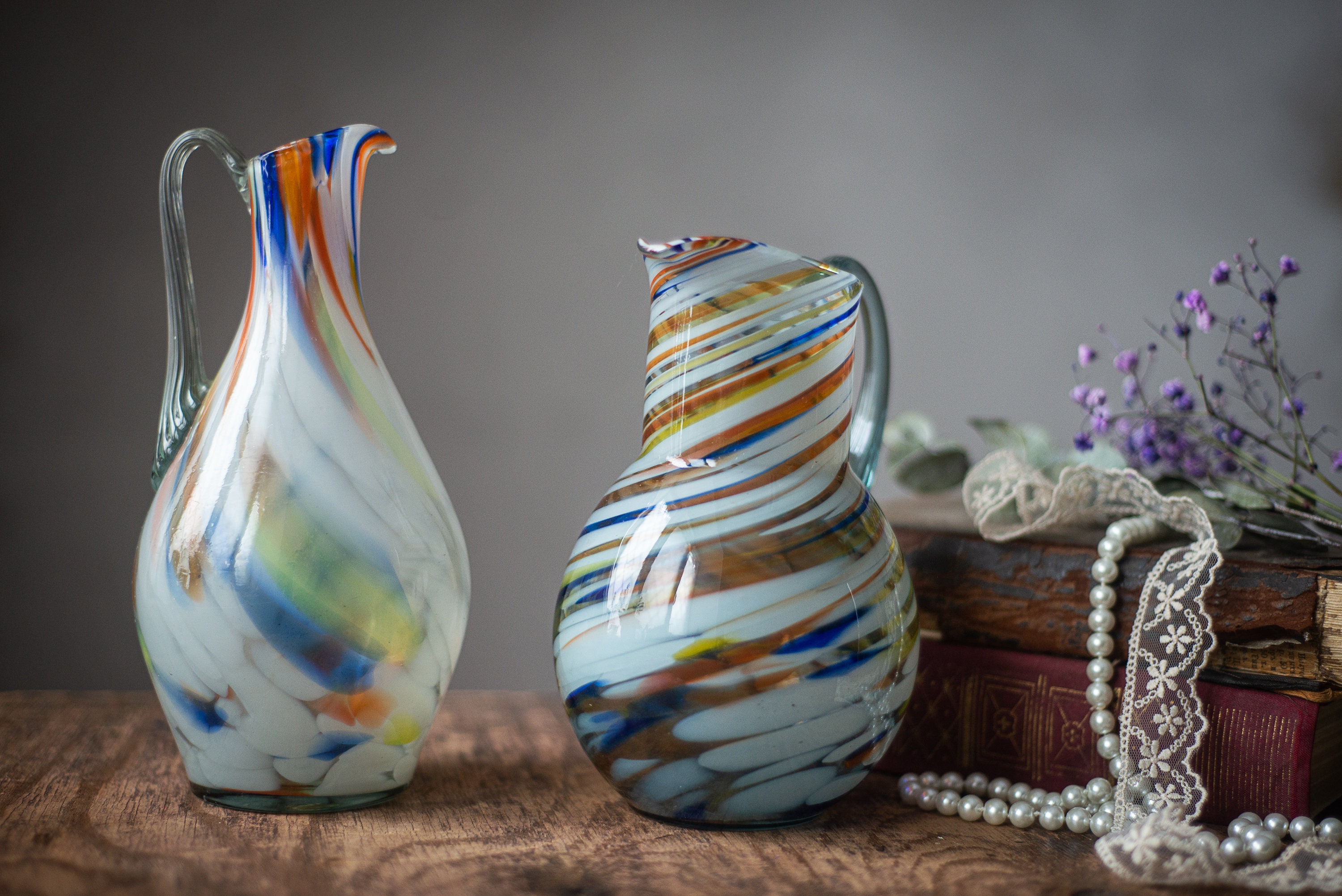Glass flower vase online deals