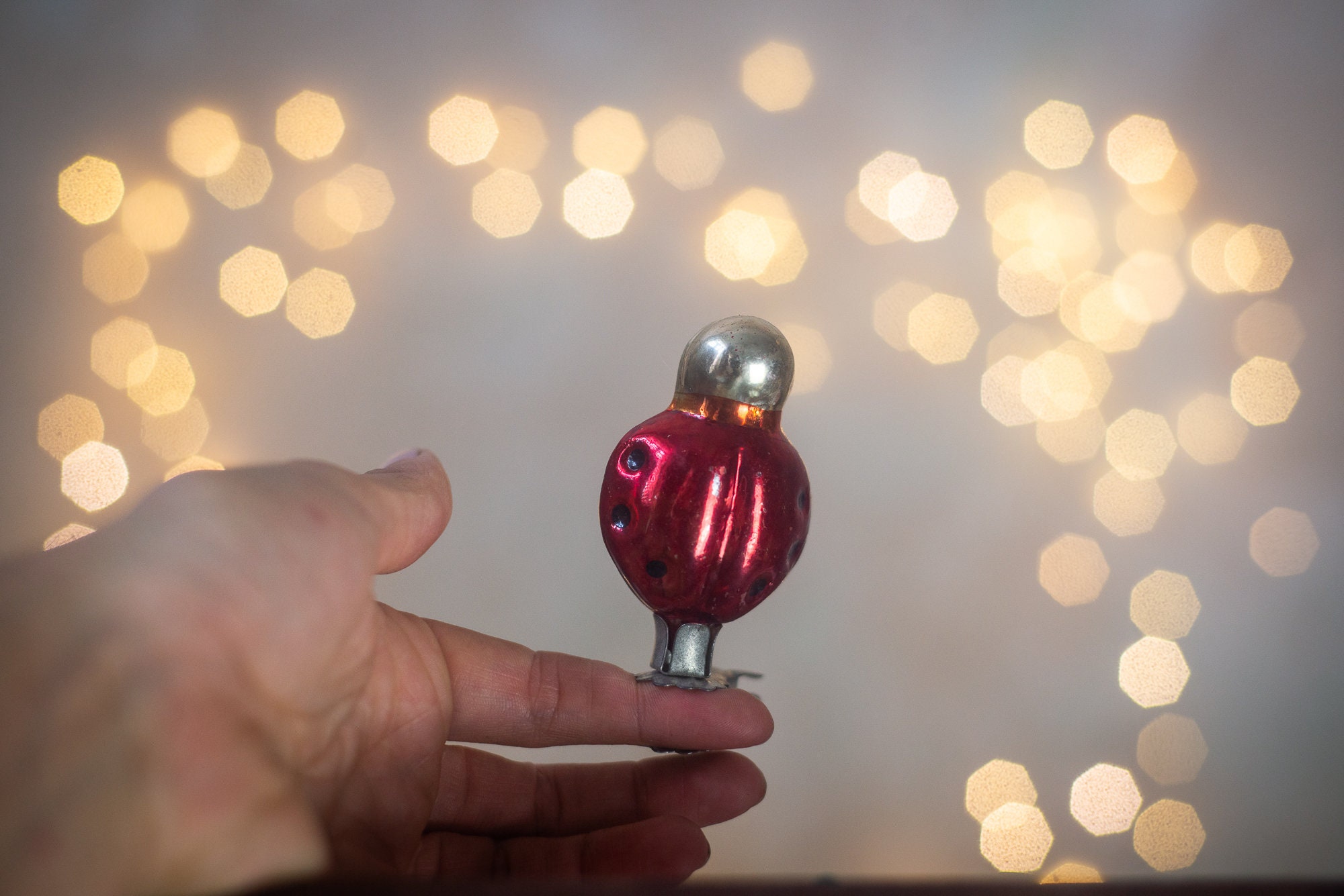 ソビエトヴィンテージオーナメント、クリスマスアクセント6個セット