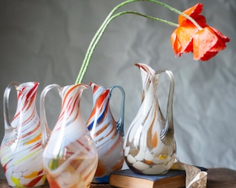 Ruscha Keramik のヴィンテージドイツ製ハンドル付き花瓶、モデル 313