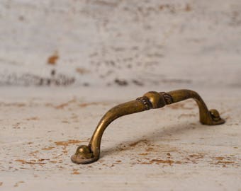 Vintage Messing Schrank Griff, Retro Metall Schublade Möbelbeschläge