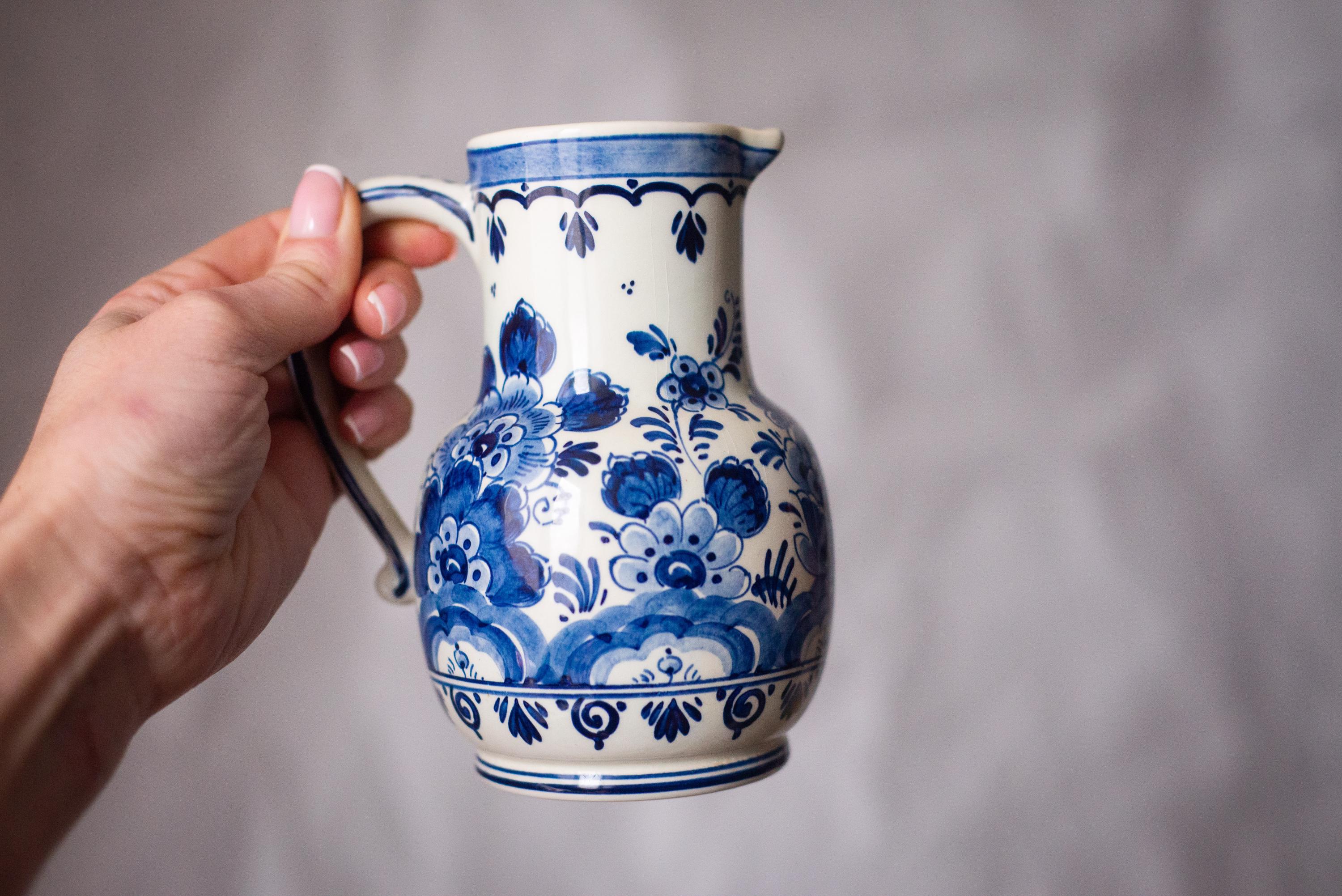 ロイヤルデルフト　大型花瓶 ロイヤルデルフト 大型花瓶 ロイヤルデルフト 破格！オランダの