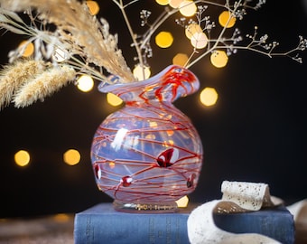 素晴らしいムラーノアートガラス 18 インチ花瓶 - Etsy 日本