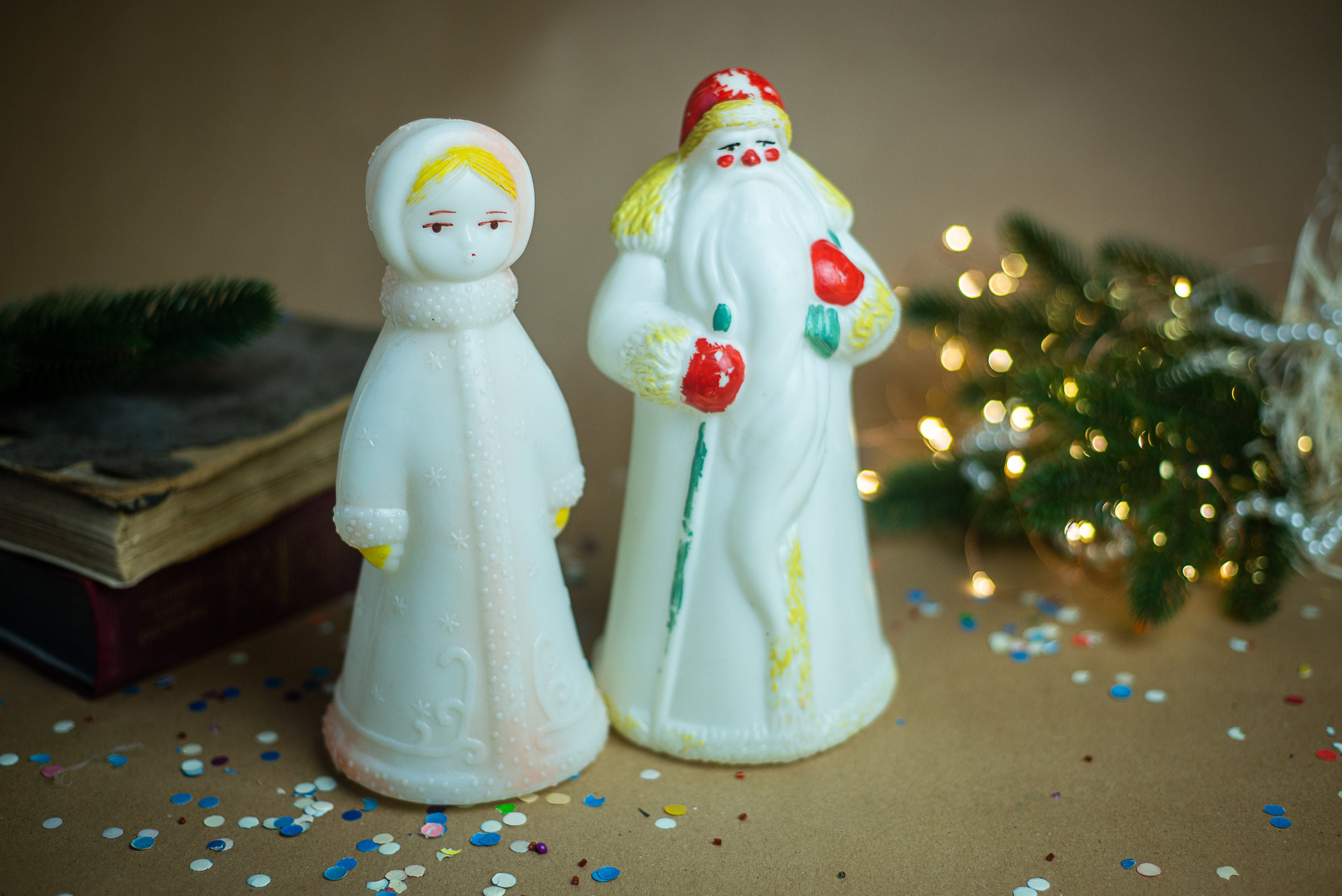 クリスマスのジェド・マロースとスネグーラチカ、1980年代にソ連で作