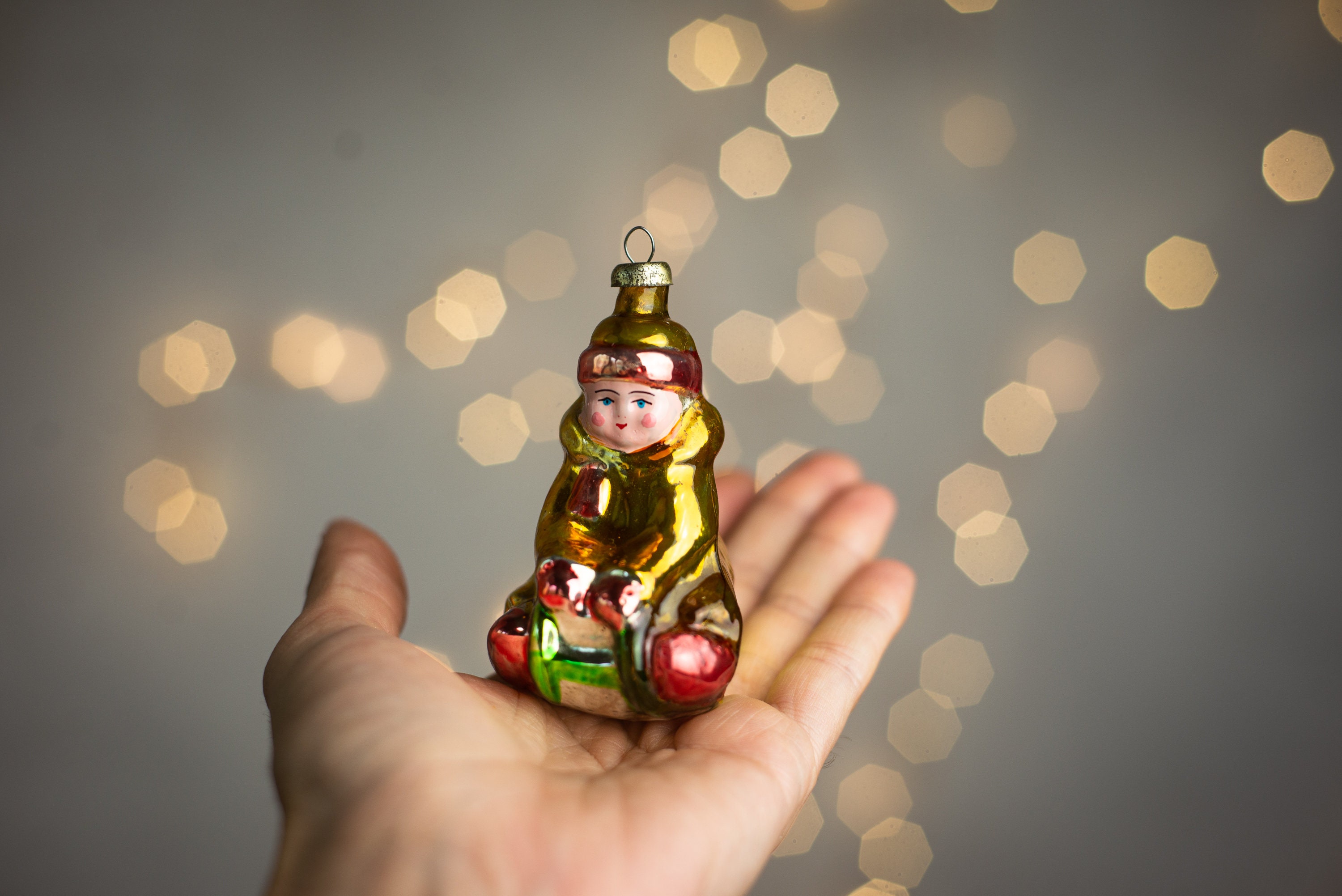 Vintage Christmas tree toys Retro hanging ornaments Xmas Etsy