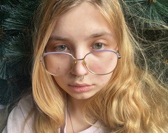 Vintage Lesebrille, Klarsichtbrille, Retro Brille, 1990er Jahre Accessoires