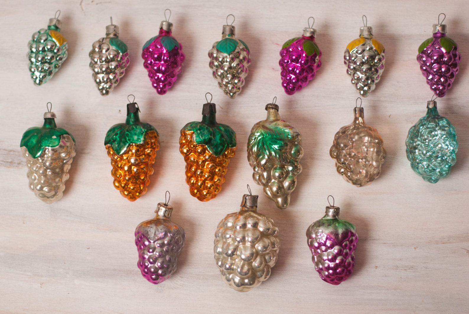 Vegetable fruit Christmas ornaments Christmas glass vintage Etsy