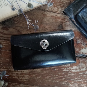 Vintage Leder Biker Geldbörse, Retro Leder Geldbörse, Lange Trucker Geldbörse, Mini Fahrradtasche, Bauchtasche