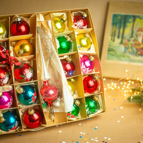 Christmas Tree Balls Etsy