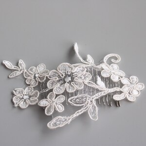 BRIDAL HAIR COMB, Bridal Head piece, Bridal Comb, Wedding Headpiece, Wedding Comb image 2