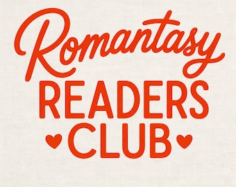 Lectores de Romantasy PNG, Camiseta del Club de Lectura, Amante de los Libros PNG, Diseño de Camiseta Booktok