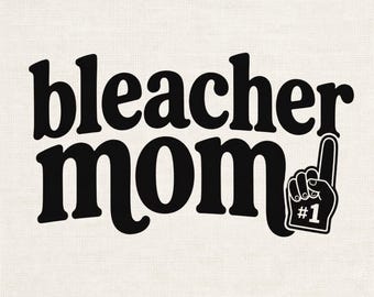 Bleacher Mom Shirt, Football Mom PNG, Sports Fan (Digital Download)