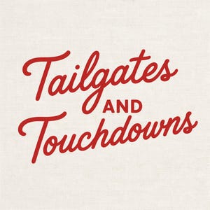 Tailgates and Touchdowns PNG, Fall Football Shirt Design (Digital Download)
