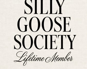 Silly Goose PNG, Funny Mug PNG, Silly Goose Shirt Design