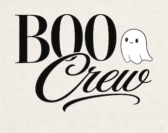 Boo Crew PNG, Lindo diseño de camiseta de fantasma para Halloween, Temporada espeluznante PNG
