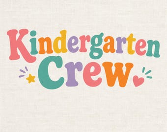 Equipo de jardín de infancia PNG, diseño de camiseta para maestra, diseño de camiseta para jardín de infancia (descarga digital)