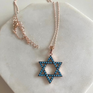 Turquoise Star of David