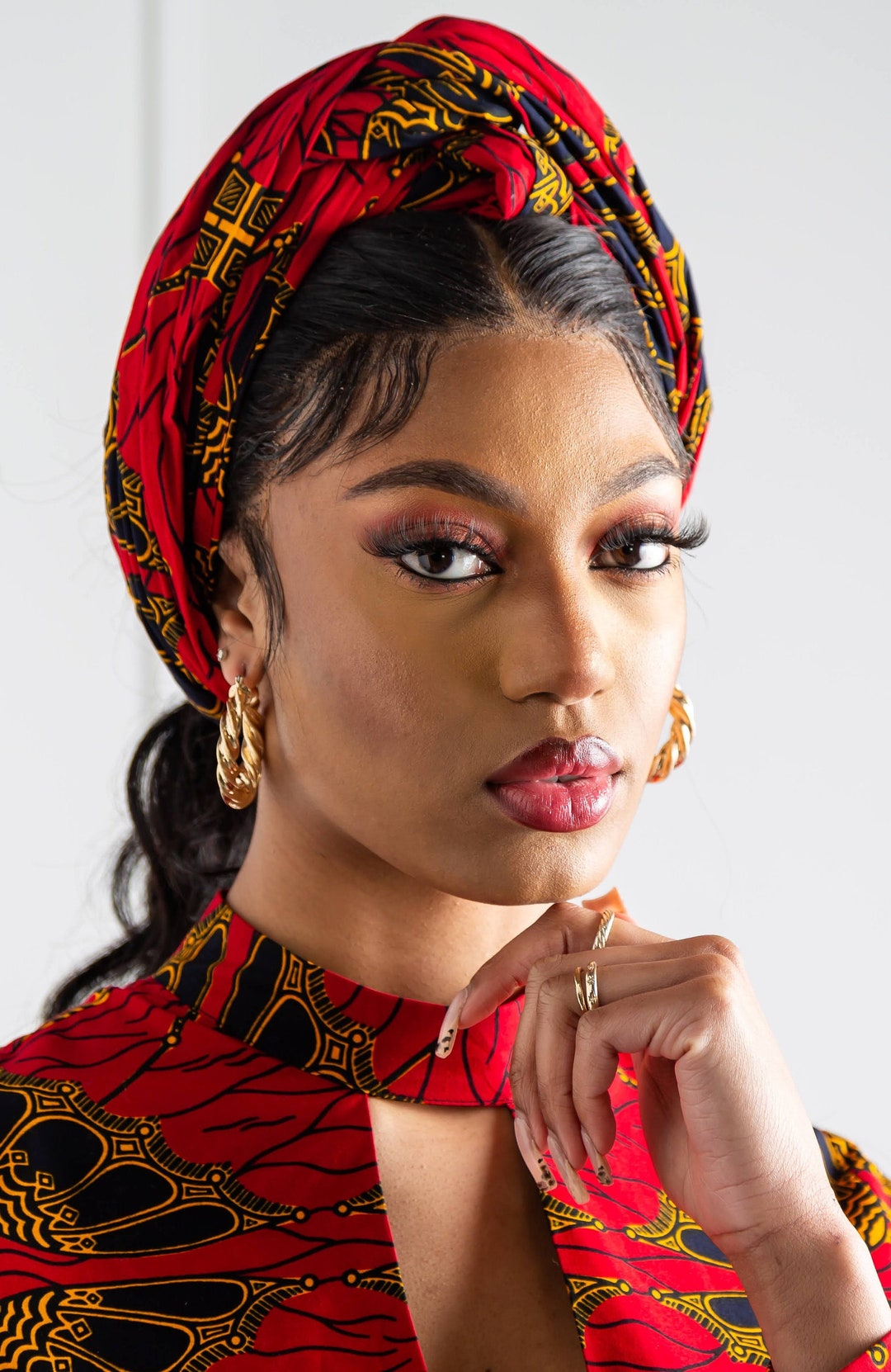 African Headwrap, African Print Headwrap, Natural Hair Accessories