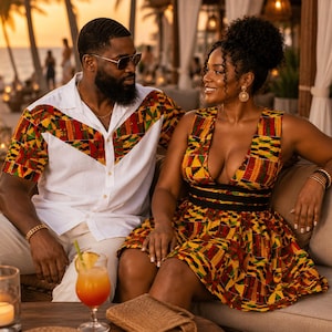 short kitenge dresses for party Short Kitenge Dress