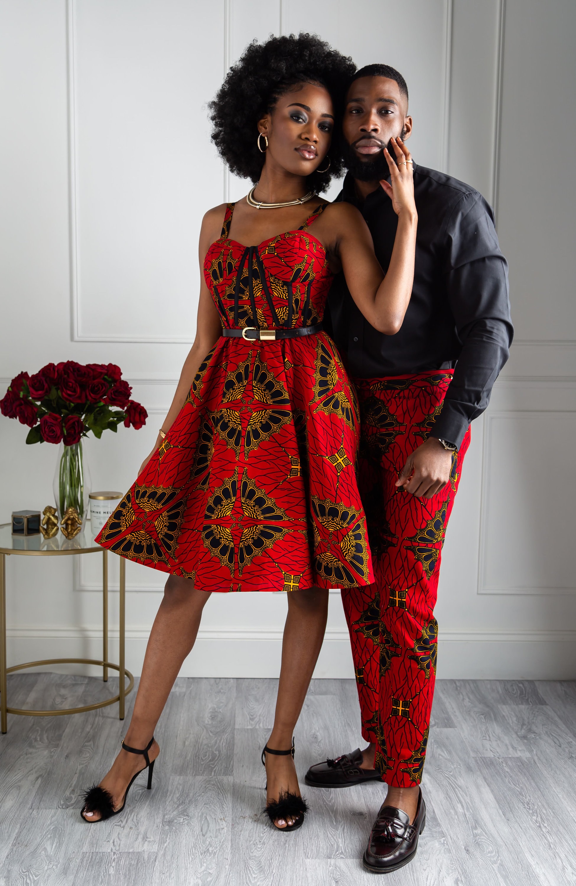 Short fitting african dresses cheap