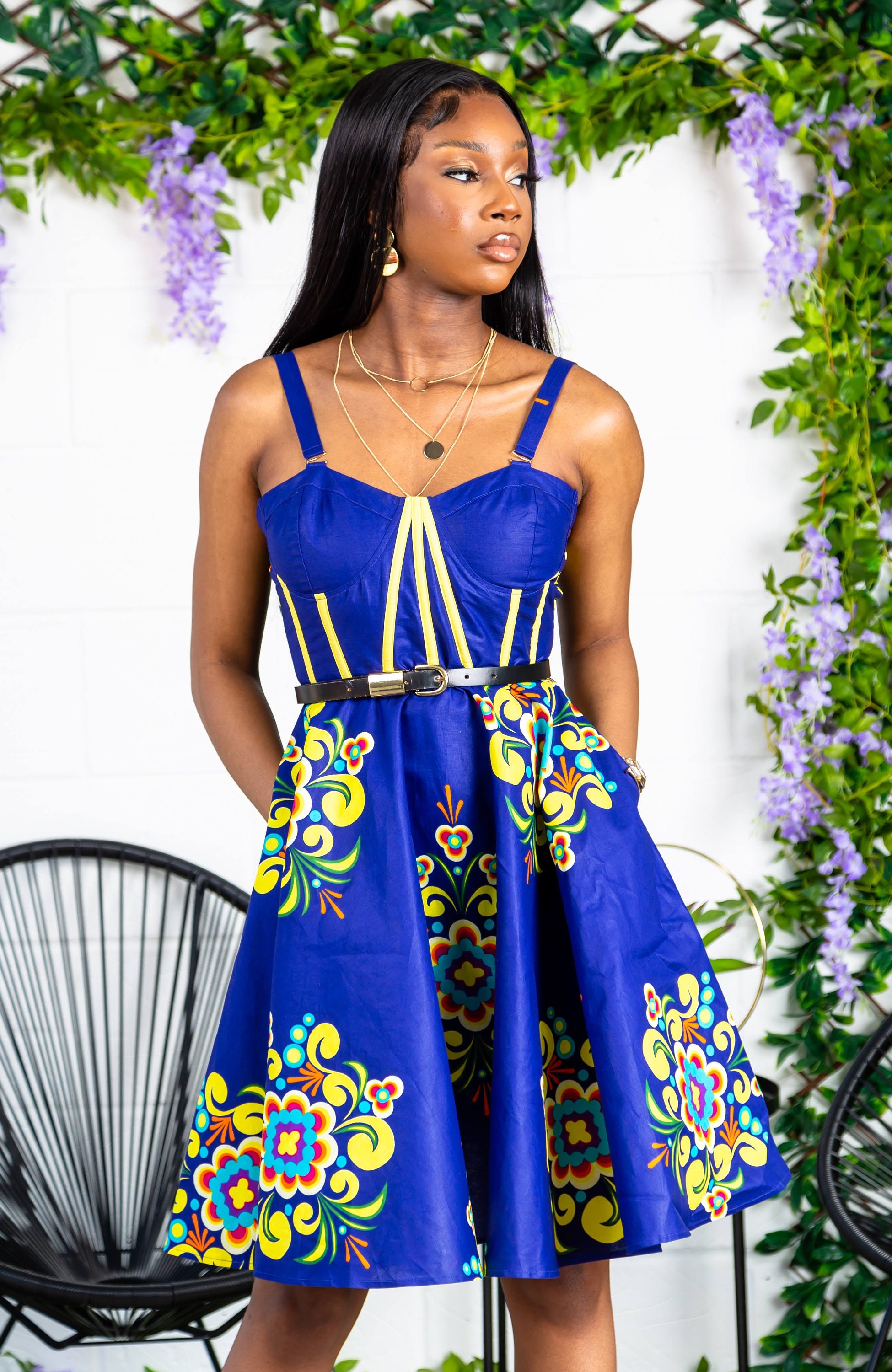 corset ankara gown styles