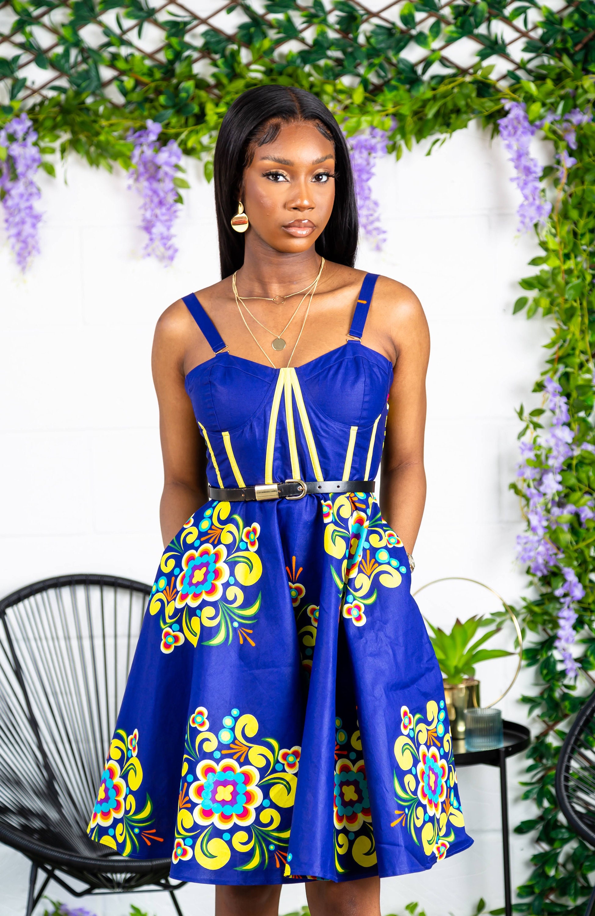 corset ankara gown styles