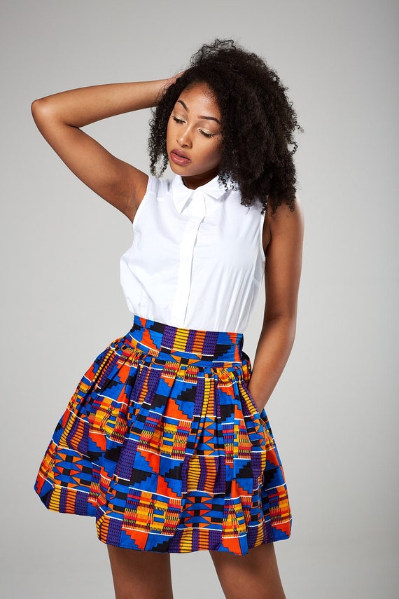 ankara mini skirt