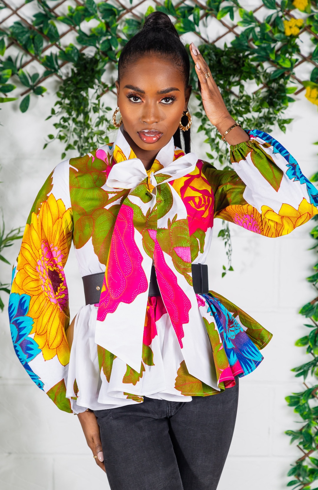 African Print Blouse, Ankara Peplum Blouse, African Print African Print Blouse, Ankara Peplum Blouse, African Print