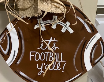 Football Door Hanger Sign