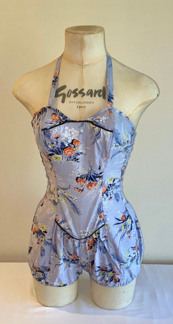 50’s cotton swimming costume