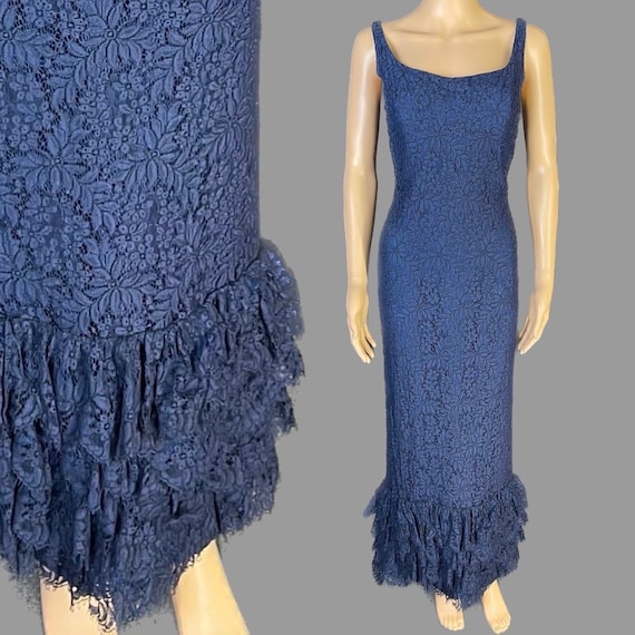 Really pretty 1960’s “frank usher” gown party dre… - image 1