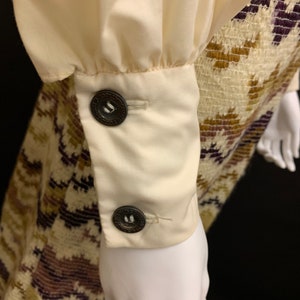 1970s stunning jean varon maxi dress and blouse combo image 6