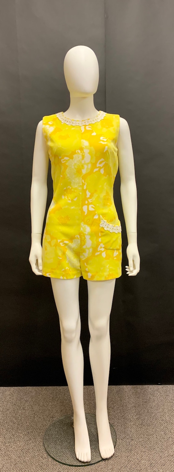 60’s crimplene playsuit