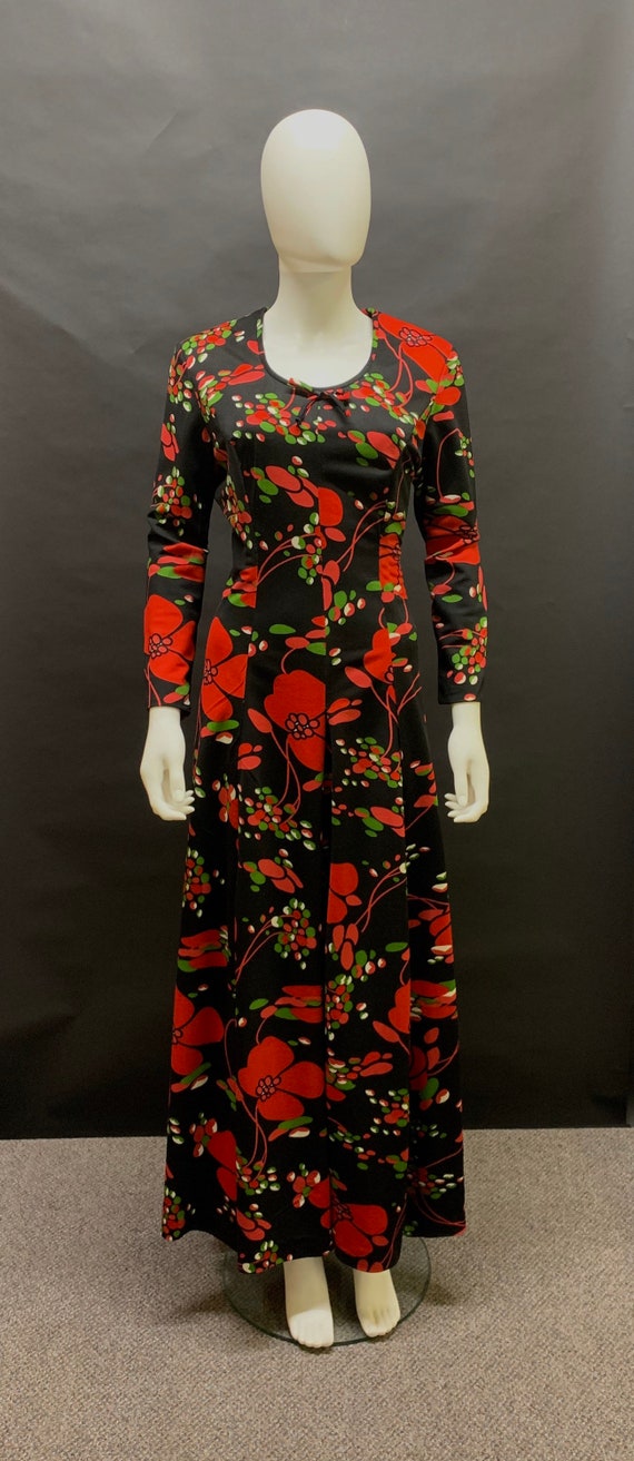 Gorgeous 1970s volup maxi